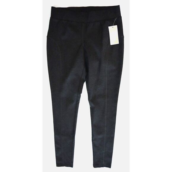 Michael Kors SF53A74P73 Women Sz S Derby Gray Basics Stretch Pants Leggings - Picture 1 of 9